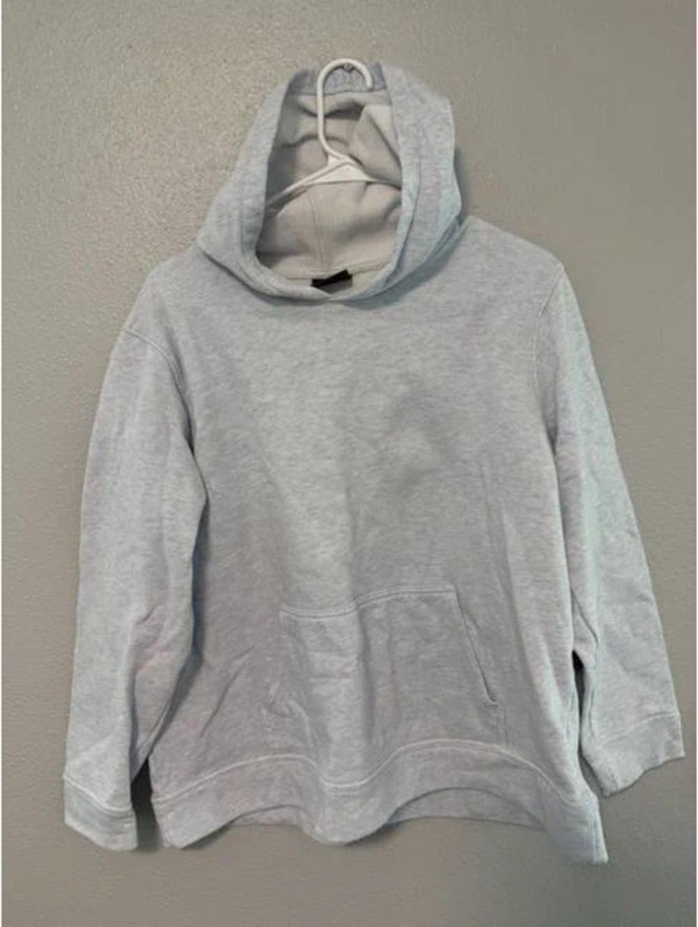 # 6076 Zericool Light Gray Cowl Neck Pullover Sweatshirt Size XL